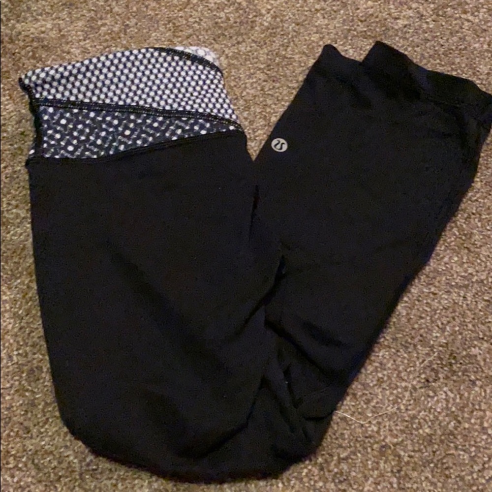 Crop Wunder under leggings lululemon with pattern